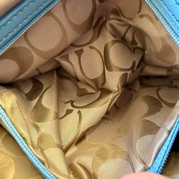 Coach Y2K Blue Suede Small Soho Hobo Shoulder Bag 9415